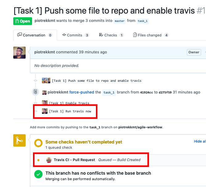 Continuous Integration part 2: Setting up Travis checks in Github