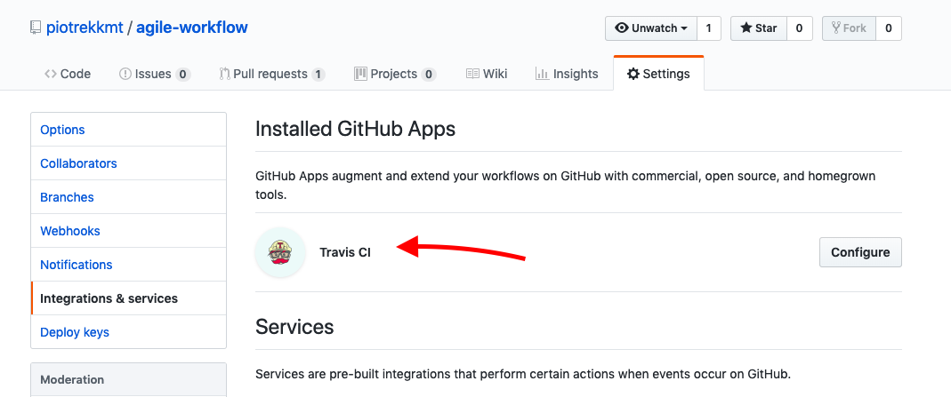 Continuous Integration part 2: Setting up Travis checks in Github