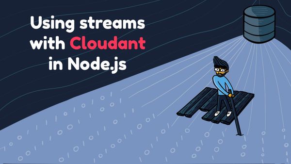 How can I stream my data from Cloudant in Node.js